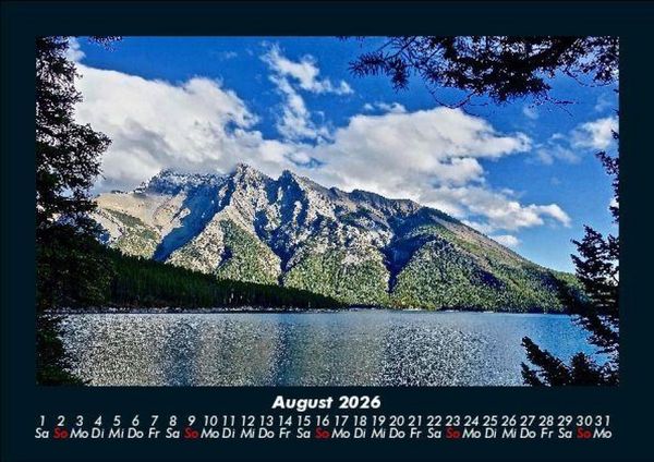 Produktbild: Die Seen der Erde 2026 Fotokalender DIN A5