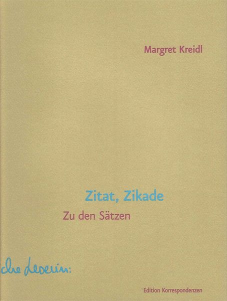 Produktbild: Zitat, Zikade