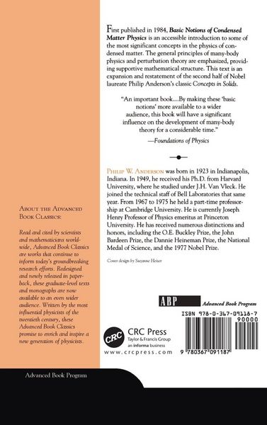 Produktbild: Basic Notions Of Condensed Matter Physics