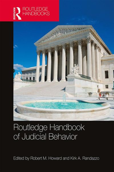 Produktbild: Routledge Handbook of Judicial Behavior