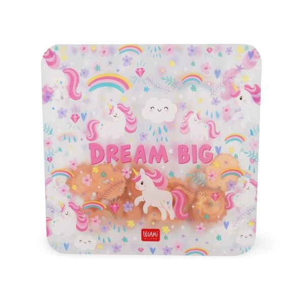 Produktbild: Legami 3er Set wiederverwendbare Snack Taschen - Einhorn