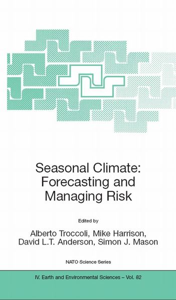 Produktbild: Seasonal Climate: Forecasting and Managing Risk