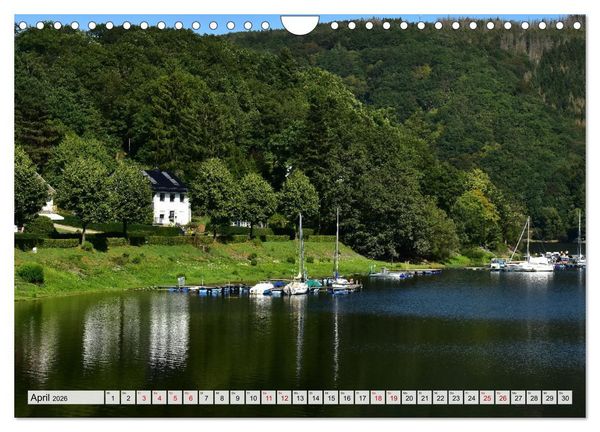 Produktbild: Rurberg und Woffelsbach - Leben wo andere Urlaub machen, in der Eifel (Wandkalender 2026 DIN A4 quer), CALVENDO Monatskalender
