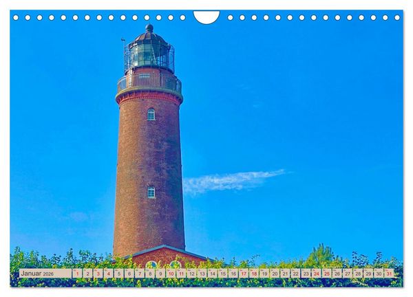 Produktbild: Fischland zwischen Ostsee und Bodden (Wandkalender 2026 DIN A4 quer), CALVENDO Monatskalender