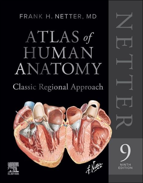 Produktbild: Netter Atlas of Human Anatomy: Classic Regional Approach (hardcover): Professional Edition with NetterReference downloadable image bank