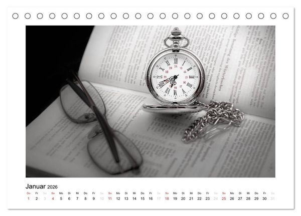 Produktbild: Uhren aus aller Welt (Tischkalender 2026 DIN A5 quer), CALVENDO Monatskalender