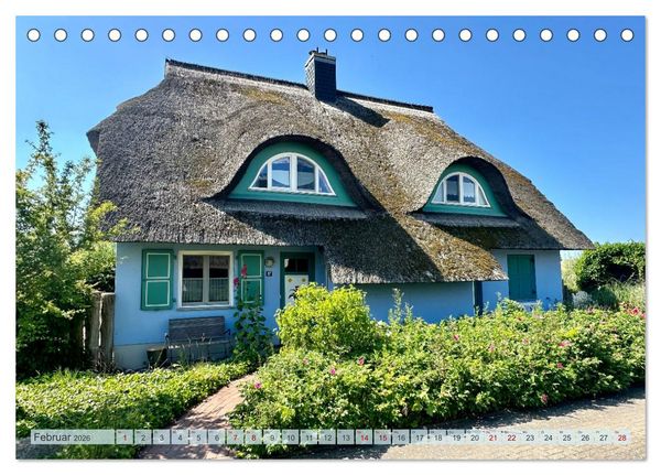 Produktbild: Fischland zwischen Ostsee und Bodden (Tischkalender 2026 DIN A5 quer), CALVENDO Monatskalender