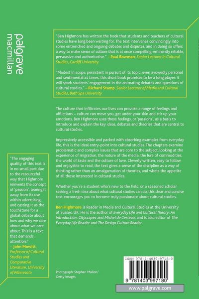Produktbild: A Passion for Cultural Studies