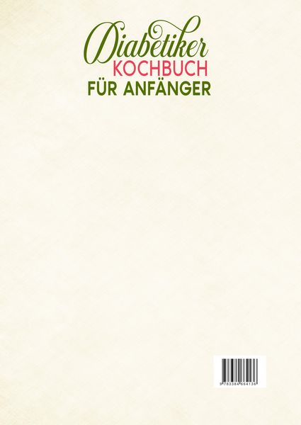 Produktbild: Diabetiker Kochbuch f&uuml;r Anf&auml;nger