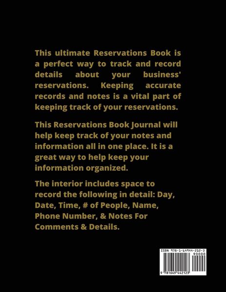 Produktbild: Reservations Book