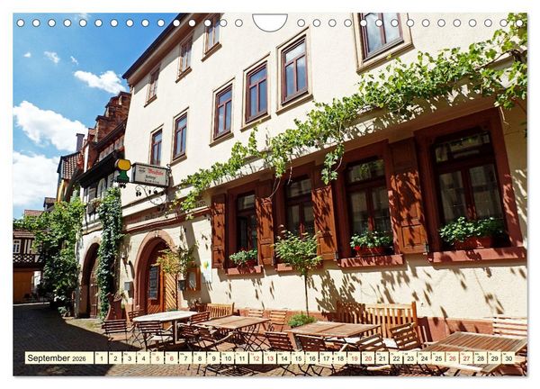 Produktbild: Neustadt an der Weinsta&szlig;e - Fachwerk, Wein und gem&uuml;tliche Gassen (Wandkalender 2026 DIN A4 quer), CALVENDO Monatskalender
