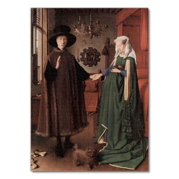 Produktbild: Lais Puzzle Jan van Eyck - Arnolfini-Hochzeit, Hochzeitsbild des Giovanni Arnolfini und Giovanna Cenami 1000 Teile