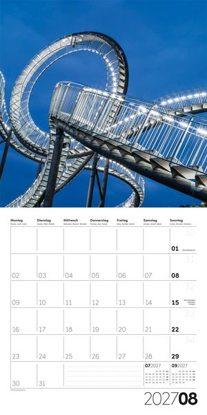 Produktbild: Die Farbe Blau Kalender 2027 - 30x30 - Art12