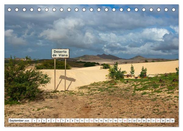 Produktbild: Boa Vista - Kapverden. Die Gem&uuml;tliche (Tischkalender 2026 DIN A5 quer), CALVENDO Monatskalender