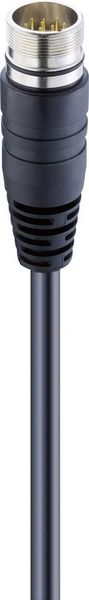 Produktbild: Lumberg Automation 21076 Sensor-/Aktor-Steckverbinder, konfektioniert M23 Stecker, gerade 1.00 m Polzahl Sensoren: 12 1 St.