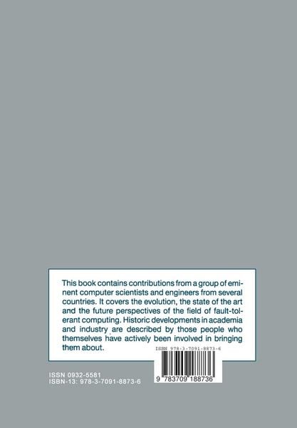 Produktbild: The Evolution of Fault-Tolerant Computing