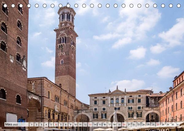 Produktbild: Viola, M: VERONA Historisches Stadtherz (Tischkalender 2022