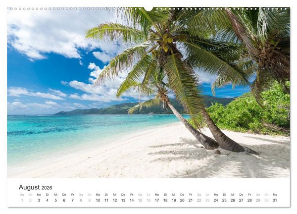Produktbild: Seychellen - Willkommen im Paradies (hochwertiger Premium Wandkalender 2026 DIN A2 quer), Kunstdruck in Hochglanz