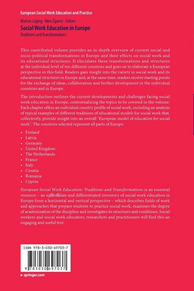 Produktbild: Social Work Education in Europe