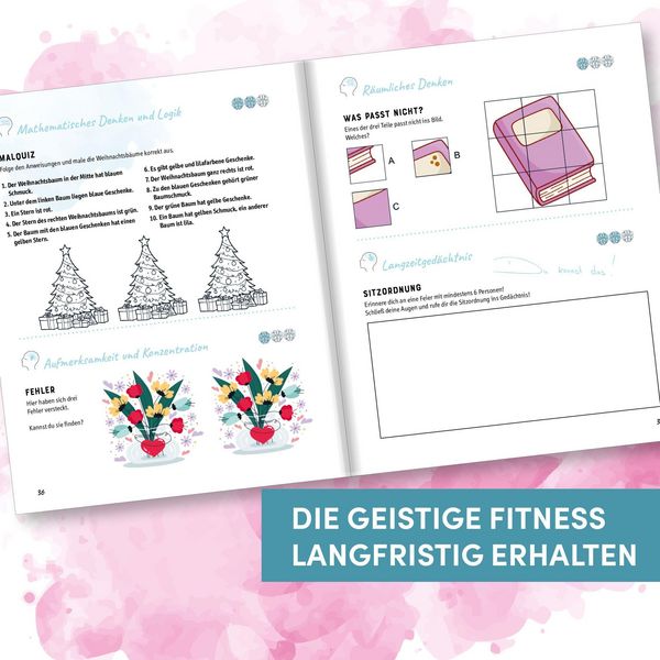 Produktbild: Gehirnjogging f&uuml;r Senioren. &Uuml;bungen f&uuml;r ein gesundes Gehirn, bis ins hohe Alter