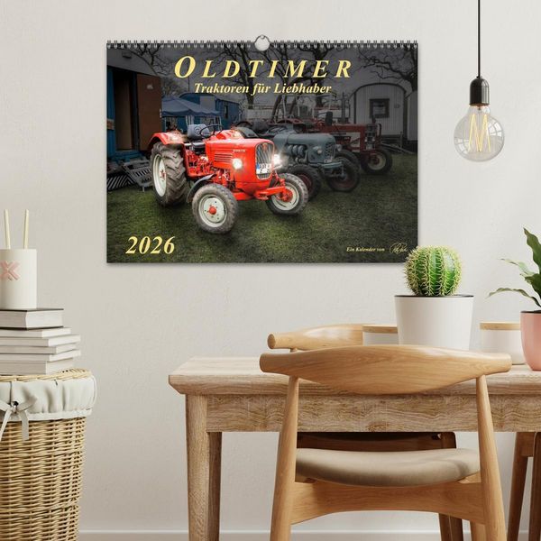 Produktbild: Oldtimer - Traktoren f&uuml;r Liebhaber (Wandkalender 2026 DIN A3 quer), CALVENDO Monatskalender