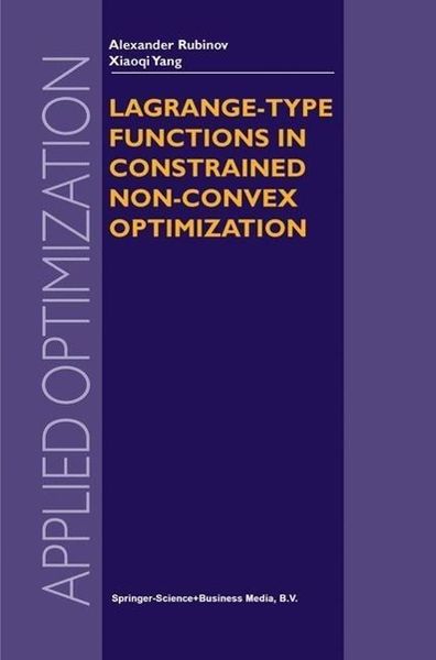 Produktbild: Lagrange-type Functions in Constrained Non-Convex Optimization