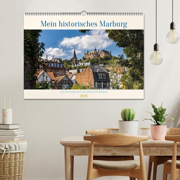 Produktbild: Mein historisches Marburg (Wandkalender 2026 DIN A2 quer), CALVENDO Monatskalender