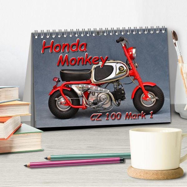 Produktbild: Honda Monkey CZ Mark 1 (Tischkalender 2025 DIN A5 quer), CALVENDO Monatskalender