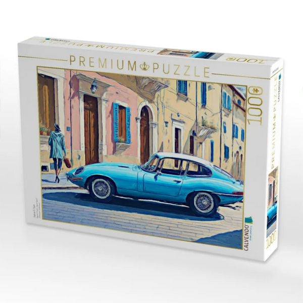 Produktbild: CALVENDO Puzzle Jaguar E-Type | 1000 Teile Lege-Gr&ouml;&szlig;e 64x48cm Foto-Puzzle f&uuml;r gl&uuml;ckliche Stunden