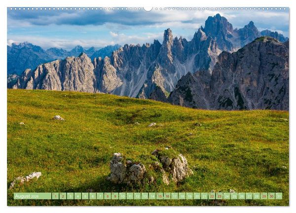 Produktbild: Malerische Alpen - Fesselnde Landschaften (hochwertiger Premium Wandkalender 2026 DIN A2 quer), Kunstdruck in Hochglanz
