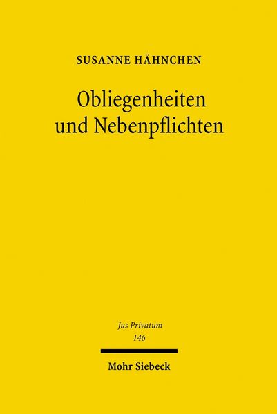 Produktbild: Obliegenheiten und Nebenpflichten