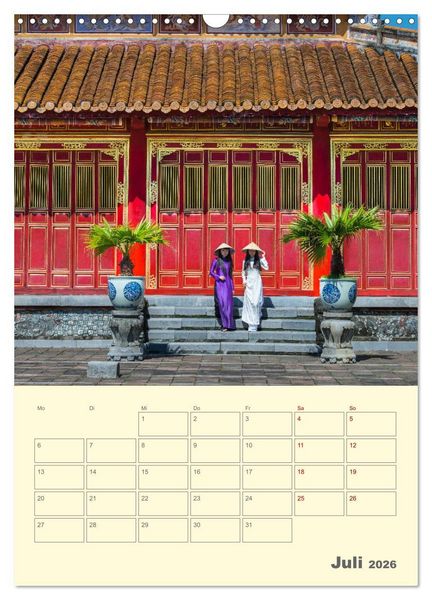 Produktbild: S&Uuml;DOSTASIEN - Mein URLAUBSPLANER (Wandkalender 2026 DIN A3 hoch), CALVENDO Monatskalender