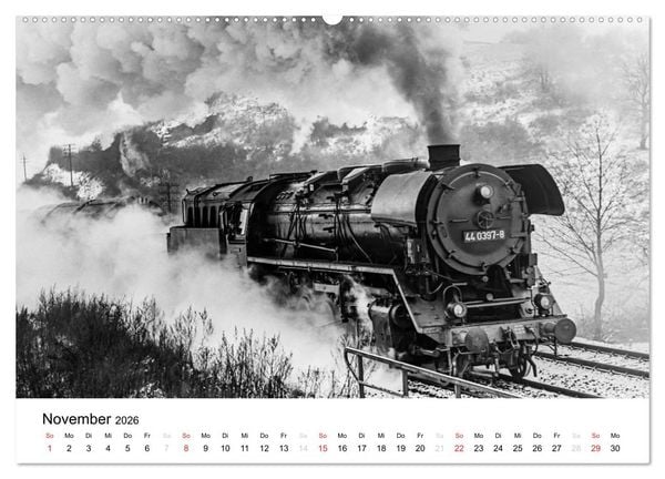 Produktbild: Dampfloks in der DDR (hochwertiger Premium Wandkalender 2026 DIN A2 quer), Kunstdruck in Hochglanz