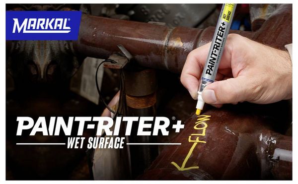 Produktbild: Markal PAINT-RITER+ WET SURFACE 96931 Lackmarker Gelb 4mm