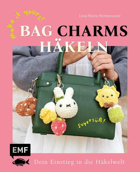 Produktbild: Make it yours! Supers&uuml;&szlig;e Bag Charms h&auml;keln mit @therapyonmyhook