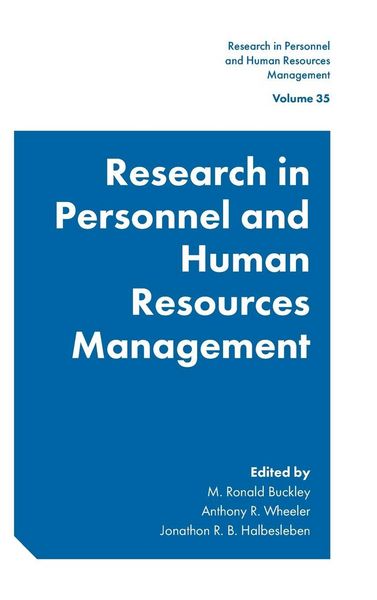 Produktbild: Research in Personnel and Human Resources Management