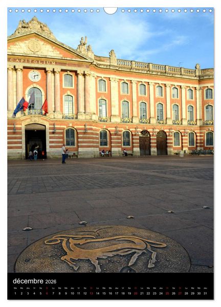 Produktbild: Collection Ville TOULOUSE (Calendrier mural 2026 DIN A3 horizontal), CALVENDO calendrier mensuel