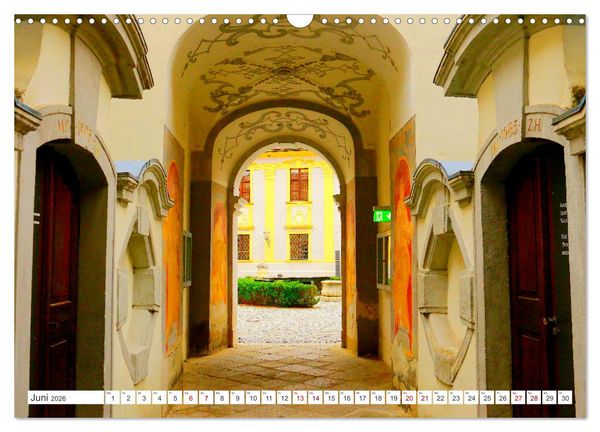 Produktbild: Melk und D&uuml;rnstein, zwei malerische St&auml;dtchen in der Wachau (Wandkalender 2026 DIN A3 quer), CALVENDO Monatskalender