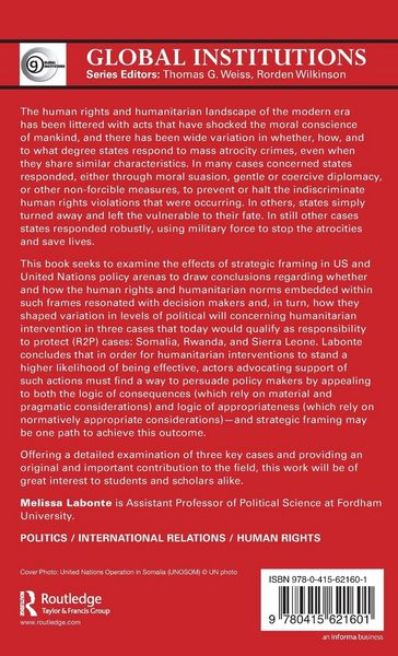Produktbild: Human Rights and Humanitarian Norms, Strategic Framing, and Intervention