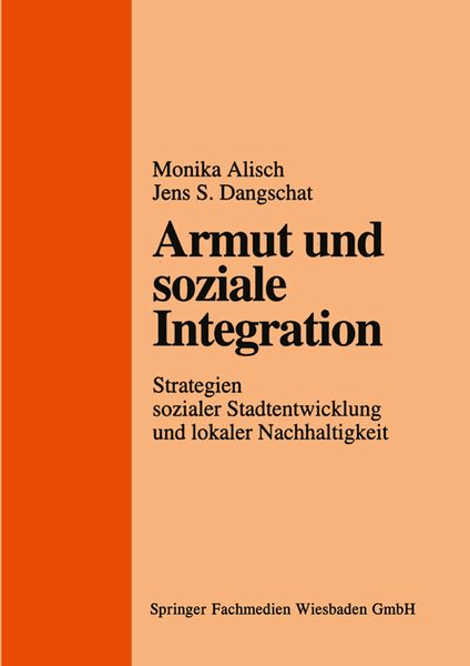 Produktbild: Armut und soziale Integration