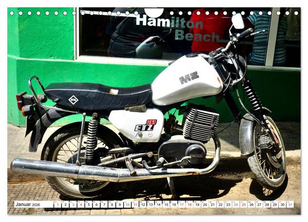 Produktbild: MZ ETZ 251 - Letztes Motorrad der DDR (Wandkalender 2026 DIN A4 quer), CALVENDO Monatskalender
