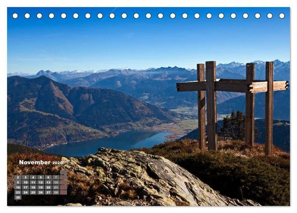Produktbild: Die weiten T&auml;ler im Salzburger Land (Tischkalender 2026 DIN A5 quer), CALVENDO Monatskalender