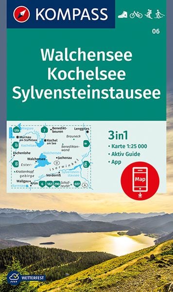 Produktbild: Walchensee, Kochelsee, Sylvensteinstausee