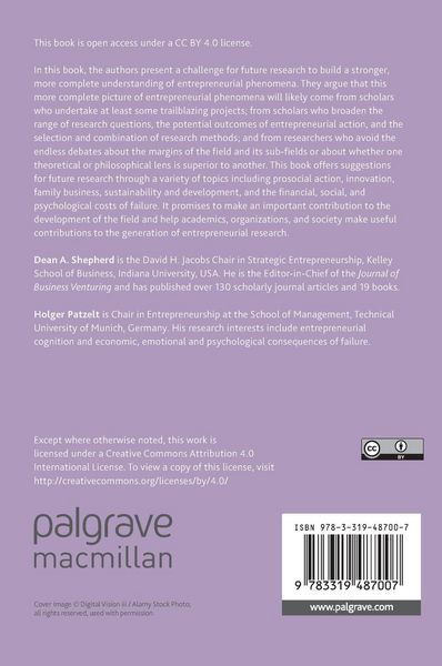 Produktbild: Trailblazing in Entrepreneurship