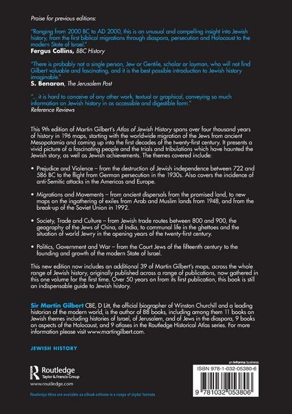 Produktbild: The Routledge Atlas of Jewish History
