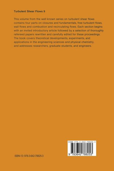Produktbild: Turbulent Shear Flows 9
