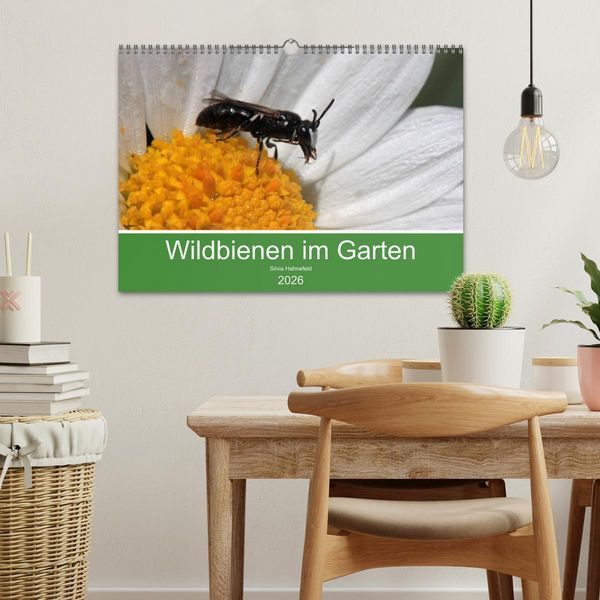 Produktbild: Wildbienen im Garten (Wandkalender 2026 DIN A3 quer), CALVENDO Monatskalender