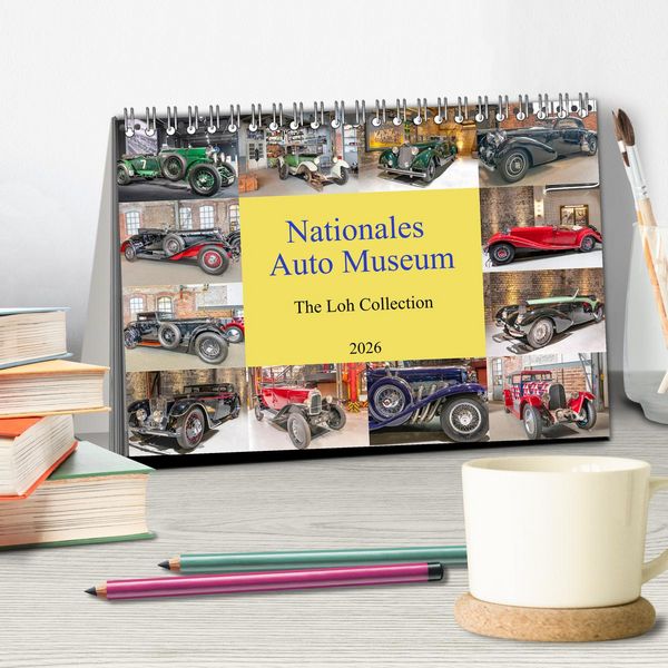 Produktbild: Nationales Auto Museum, The Loh Collection (Tischkalender 2026 DIN A5 quer), CALVENDO Monatskalender