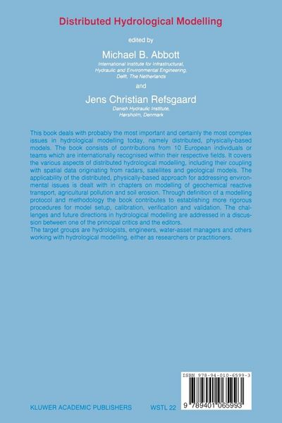 Produktbild: Distributed Hydrological Modelling