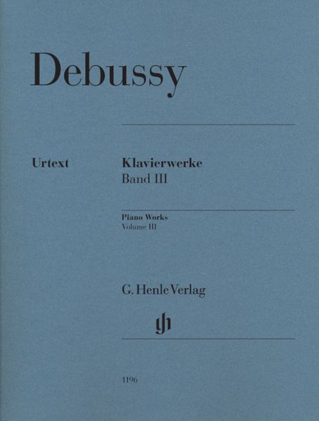 Produktbild: Claude Debussy - Klavierwerke, Band III